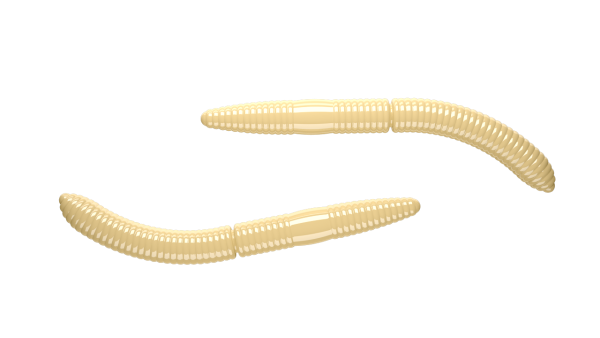 Libra Lures Fatty D Worm 65mm, Cheese,  CHEESE 005